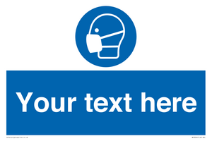 Custom Face Mask Sign